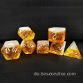 Bescon Beer Dice Set, Neuheit 7pcs Beerdice Polyedrisch D & D DND DICE Set von 7pcs, Dungeons und Dragons Dice